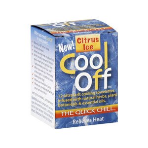 Cool Off Ultra Soft Cooling Towelettes Citrus Ice