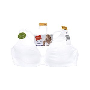 Hanes Underwire Bra 36C White