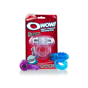 The Screaming O Super-Powered O Wow Vibrating Ring Assorted Colors