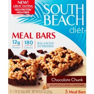 South Beach Diet Meal Bars Chocolate Chunk
