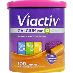 Viactiv Calcium Plus D Caramel Soft Chews