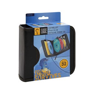 Case Logic CD Wallet (Fits 32 CD/DVD)