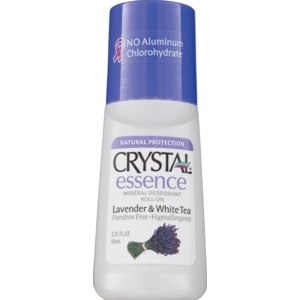Crystal Essence Mineral Deodorant Roll-On Lavender & White Tea