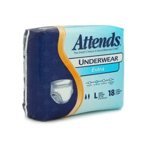 Attends Extra Absorbency Underwear Large (44-58 Inches)
