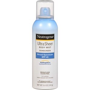 Neutrogena Sunblock Ultra Sheer Body Mist Spf 45