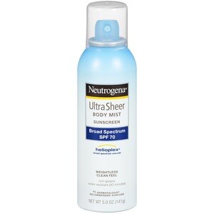 Neutrogena Ultra Sheer Body Mist Sunblock Spf 70
