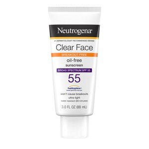 Neutrogena Clear Face Break-Out Free Liquid-Lotion Sunblock SPF 55