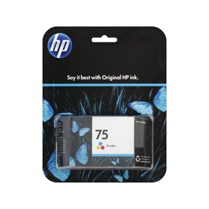 HP Inkjet Print Cartridge, Tri-Color 75