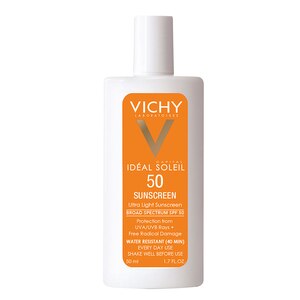 Vichy Capital Soleil Ultra Light Sunscreen Fluid SPF 50, 1 OZ