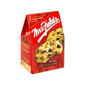 Mrs. Fields Milk Chocolate Chip Cookies 8 Individually Wrapped