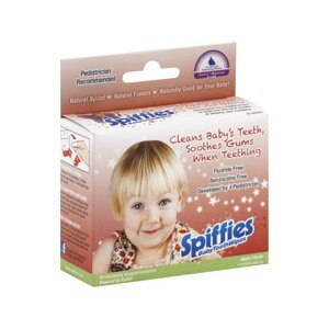Spiffies Tooth Wipes Natural Apple Flavor