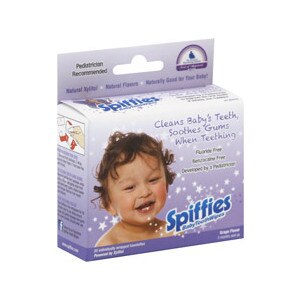 Spiffies Tooth Wipes Natural Grape Flavor