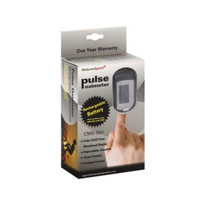 NatureSpirit CMS-50d Fingertip Oximeter w/ Rechargeable Battery