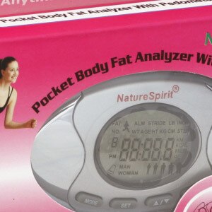 NatureSpirit Pocket Body Fat Analyzer with Pedometer