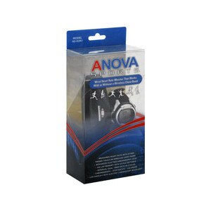 Anova Sports - Monitor de ritmo cardíaco para la muñeca con banda inalámbrica para el pecho