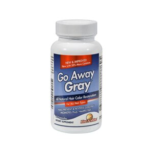 Go Away Gray Hair Color Restoration with Catalase Capsules