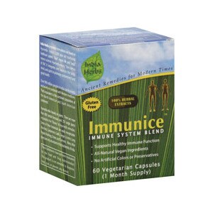 India Herbs Immunice Immune System Blend Vegetarian Capsules