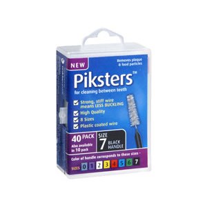 Piksters Size 7 Black Handle