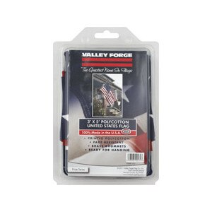 Valley Forge 3' x 5' Polycotton United States Flag