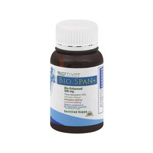 Biotivia Bio Span+ Longevity Support Capsules 500 mg