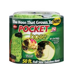 Pocket Hose 50 Ft Full Size Garden Hose