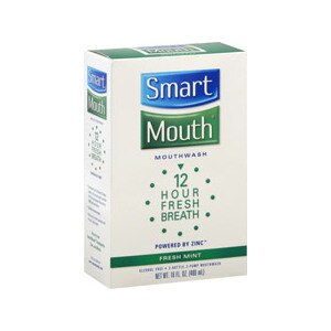 Smart Mouth 12 Hour Fresh Breath Fresh Mint Mouthwash