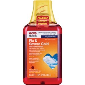CVS Flu & Severe Cold Daytime Liquid Cherry