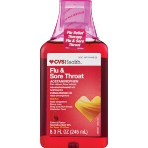 CVS Flu & Sore Throat Relief Cherry