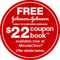 FREE $22 coupon book from Johnson and Johnson