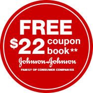 FREE $22 coupon book from Johnson and Johnson