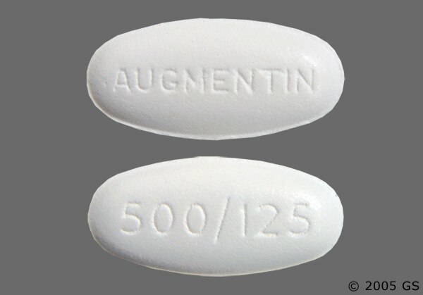 amoxicillin 875mg-potassium clavulanate 125mg tablet