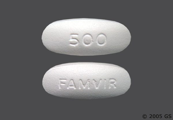 famciclovir 500mg tablet