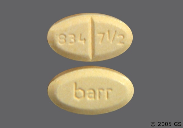 warfarin 7.5mg color