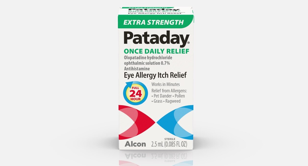 Product shot of Pataday Once Daily Relief Extra Strength.