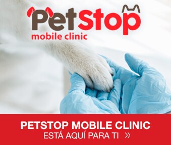 Pet Stop mobile esta aqui para ti. Haga clic para ver el horario.