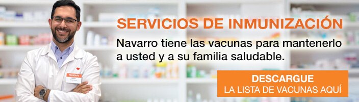 Servicios de Inmunizacion. Descargue aquí la lista de vacunas.