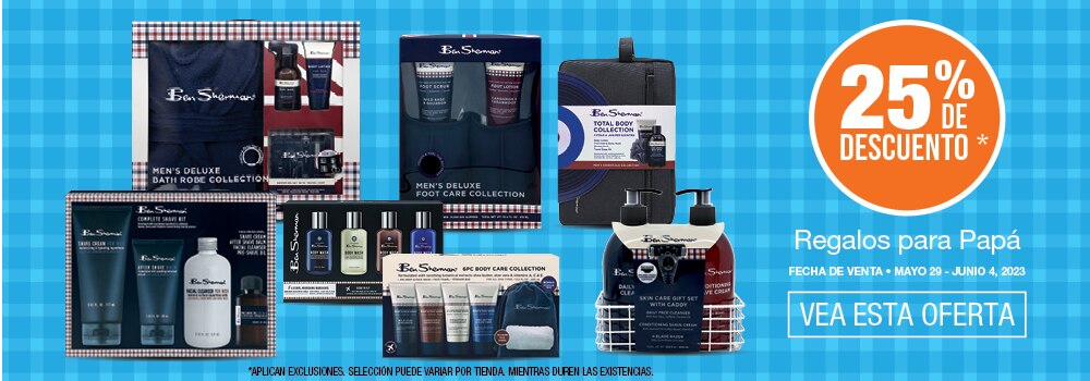 Regalos selectos para papa al 25%. Mayo 29 a Junio 4. Haga clic para ver esta oferta
