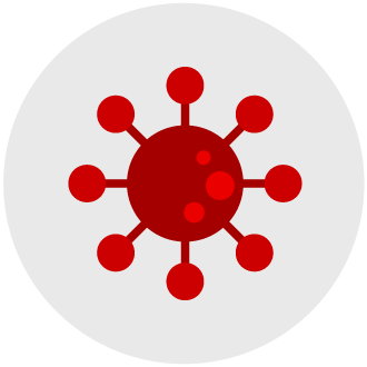 pictogram of the SARS-CoV-2 virus