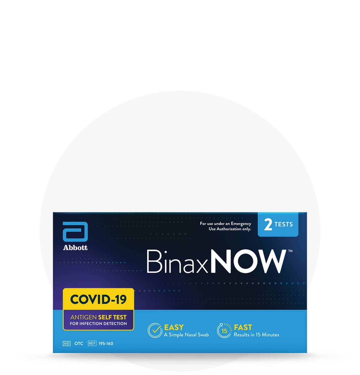Shop for Abbott BinaxNOW® COVID-19 Antigen Test kit