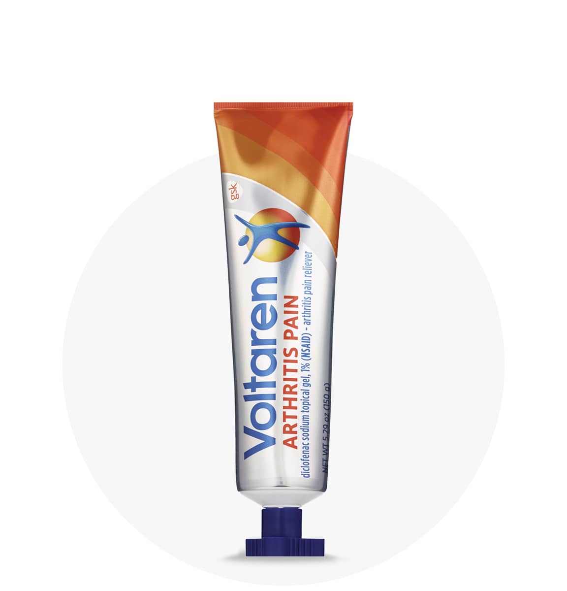 A tube of Voltaren® brand Arthritis Pain Relief Gel 