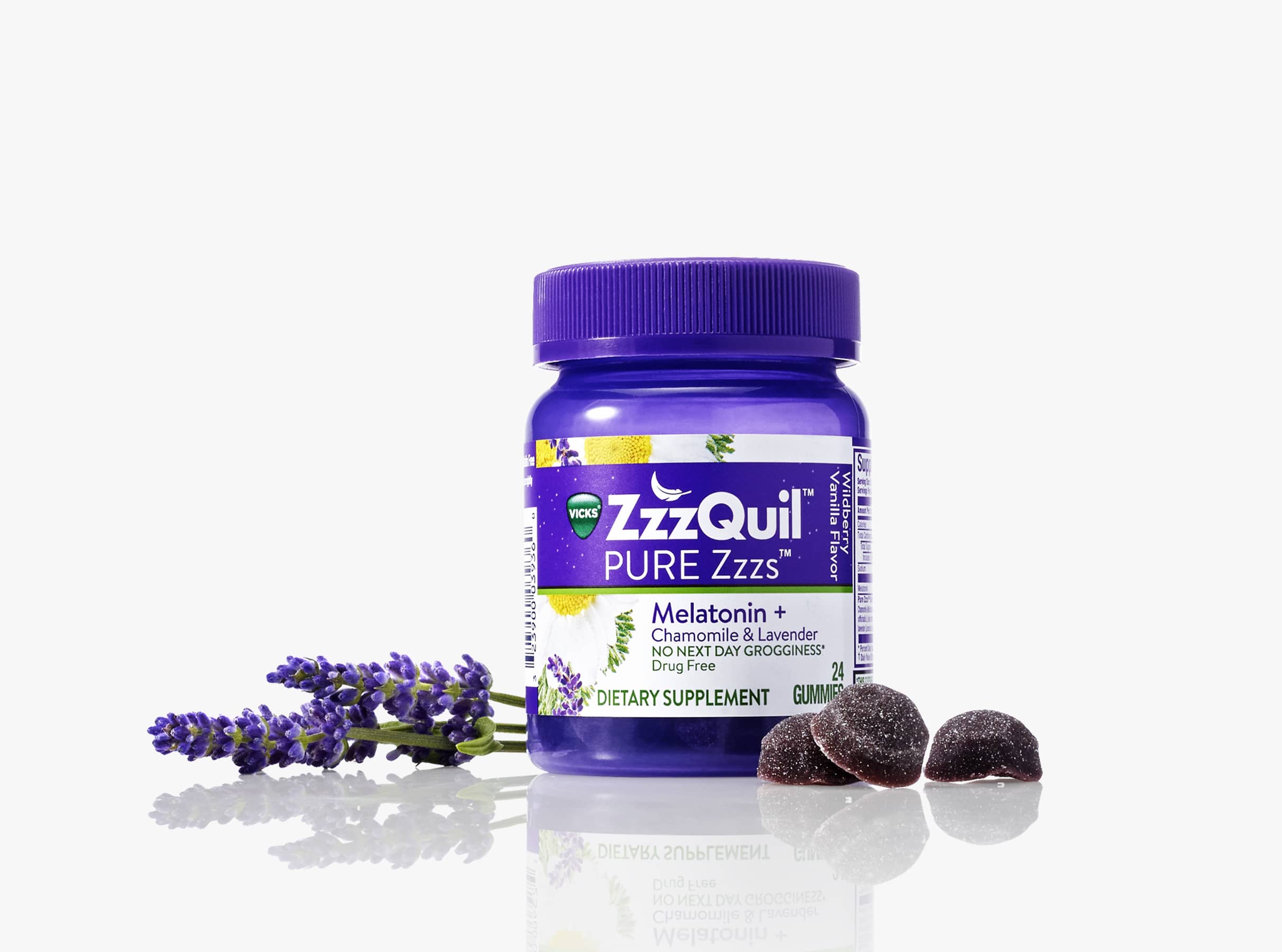 Shop for sleep loss relief products, showing Zzzquil® brand melatonin example