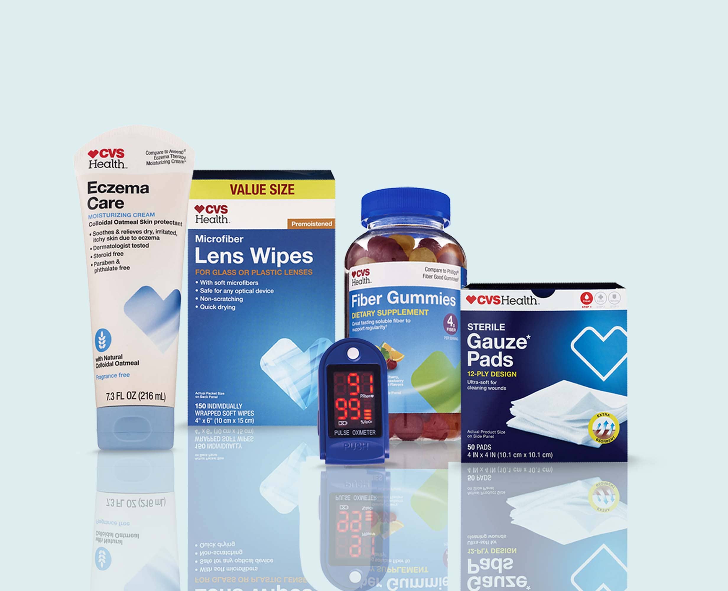 Shop for HSA/FSA eligible products, showing examples