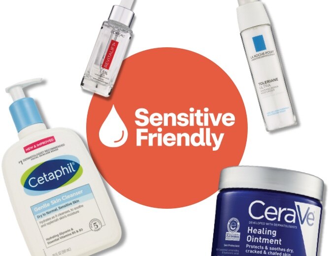 Pieles sensibles. Productos Cetaphil, L'Oréal, La Roche Posay y CeraVe.