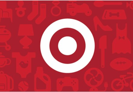 Target gift card graphic featuring the bullseye logo