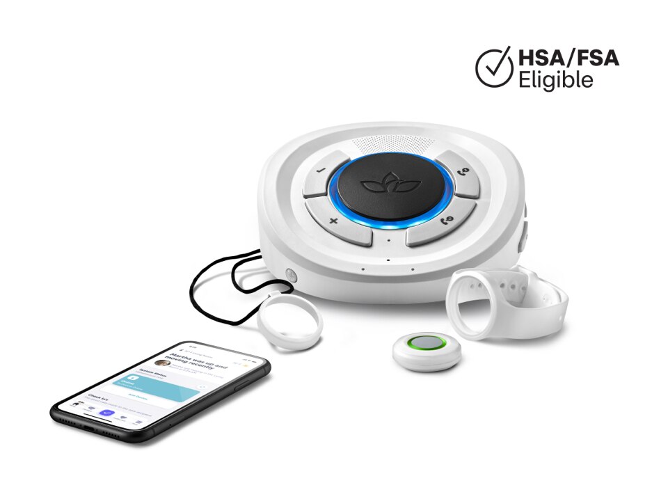 Medical alert system products featured in the Basic Bundle. FSA/HSA Eligible.
