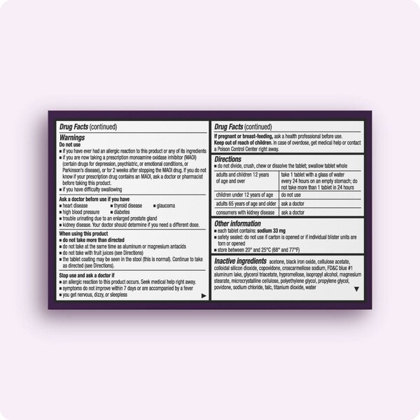 Allegra-D Pseudoephedrine 24-Hour Non-Drowsy Allergy & Congestion Relief Tablets