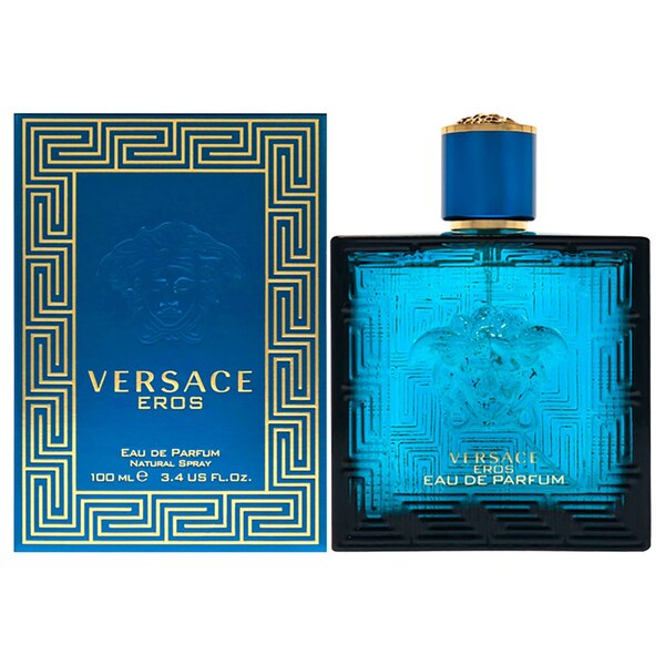 Versace Eros by Versace for Men, - Eau de Parfum en spray, 3.4 oz