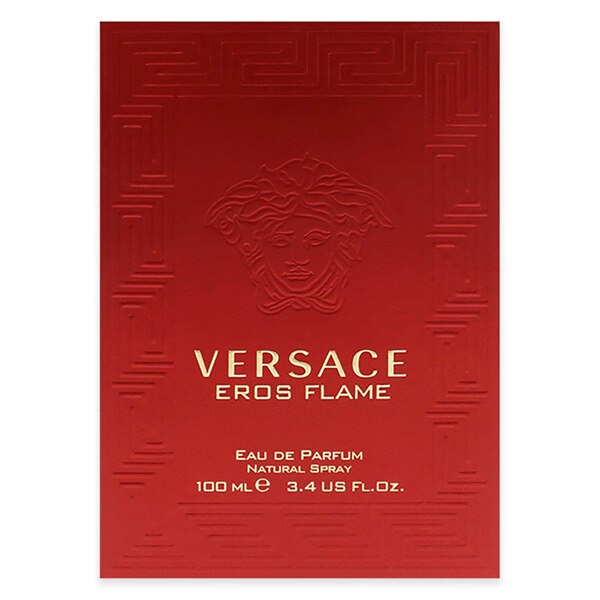 Versace Eros Flame by Versace for Men, Eau de Parfum Spray, 3.4 OZ