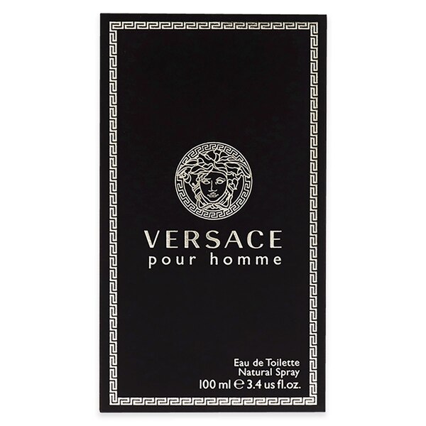 Versace Pour Homme by Versace for Men, - Eau de Toilette en spray, 3.4 oz