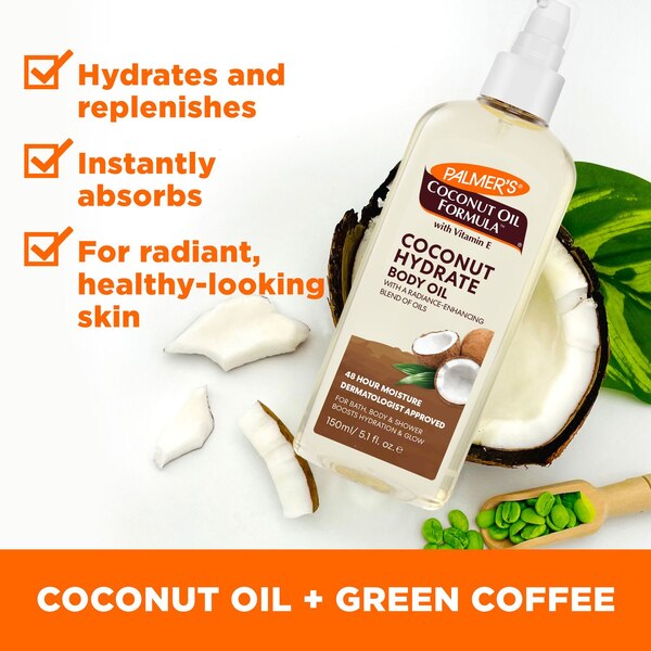 Palmer's - Aceite corporal con aceite de coco, 5.1 oz